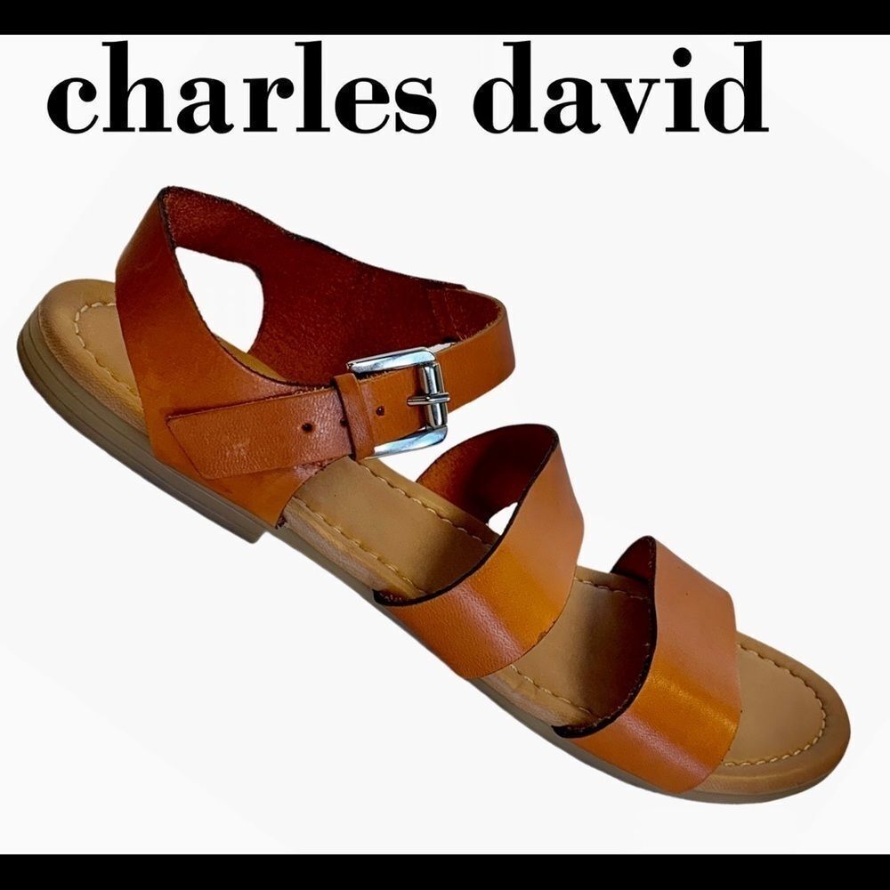 Charles David leather sandals size 9